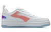Li Ning NO.258 Slip Resistant Abrasion Resistant Low Top Skateboard Shoes Women's White Orange AGCR202-1