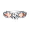 Angel Wings Zircon Women's Ring: European & American Hot-Selling Creative Design