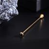 Mini Crystal Tie Collar Needle Detachable Neckline Pin Knight's Uniform Shirt Collar Pin  Gift