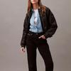 Calvin Klein Loose Letter Minimalist Short Sleeve T-Shirt Women tops Ancient-Water 40WP113-451