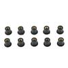 10PCS Motorcycle Windshield Rubber Nut M6 6mm Vibration Damper Panel Mounting For Most Windshields Part Accessories