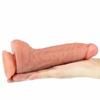 Double-layer Silicone Macho Simulation Penis Female Masturbation Device Sucker Ladies Erotic Sex Products Fake JJ Lifelike Penis