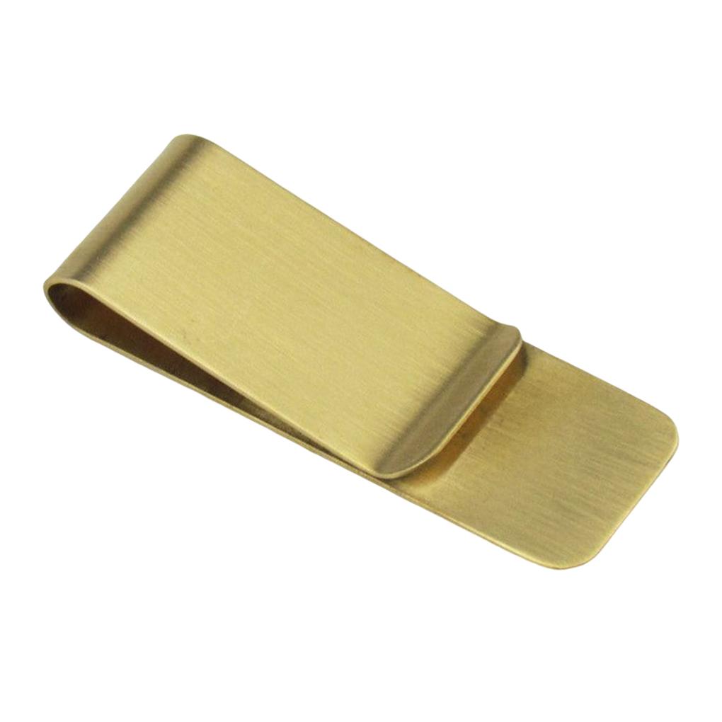 

Зажим для денег, портативная закладка, нержавеющая медь, многофункциональные мужские аксессуары, двухсторонний модный держатель для карт no.1