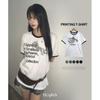 The Pink Men S Robo overSized Ringer PrinTing ShorT Sleeve T ShirT