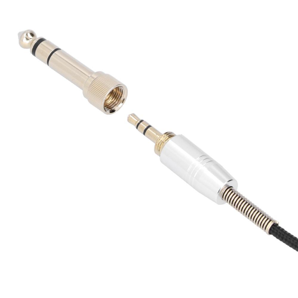 6.35mm/3.5mm To Mini XLR Interface Earphone Replacement Cable for AKG Q710 K712 K240 K141 K271