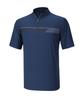 EXTRASPORTY [2Pack] Men'S Rapid Run Front Print Short Sleeve Zip-Up T-Shirt 5 Colors (C Type)