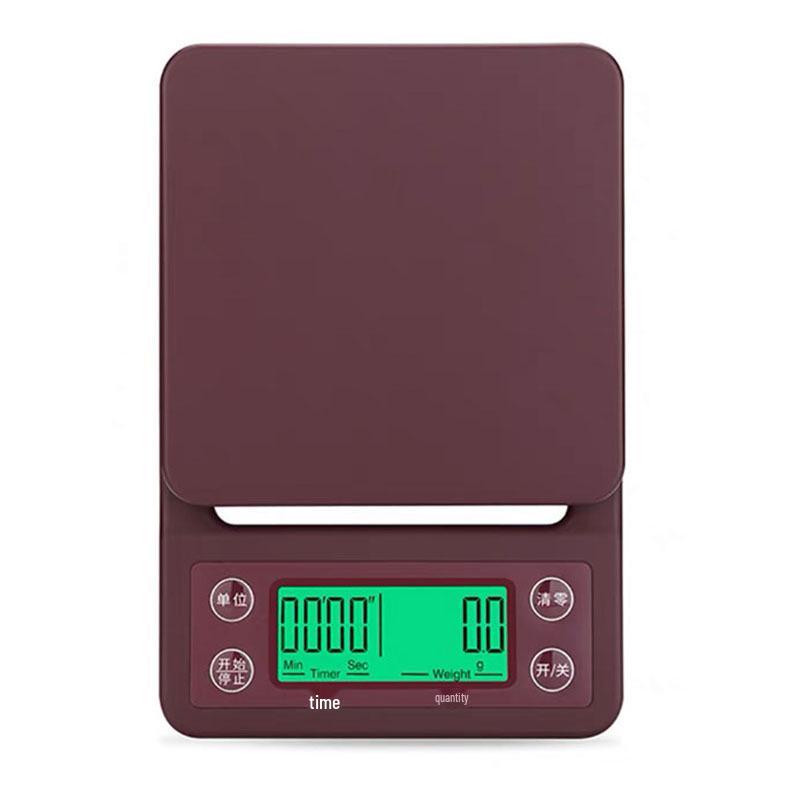 USB Charging Coffee Scale 3kg: Precise 0.1g Electronic Kitchen Scale with Timer