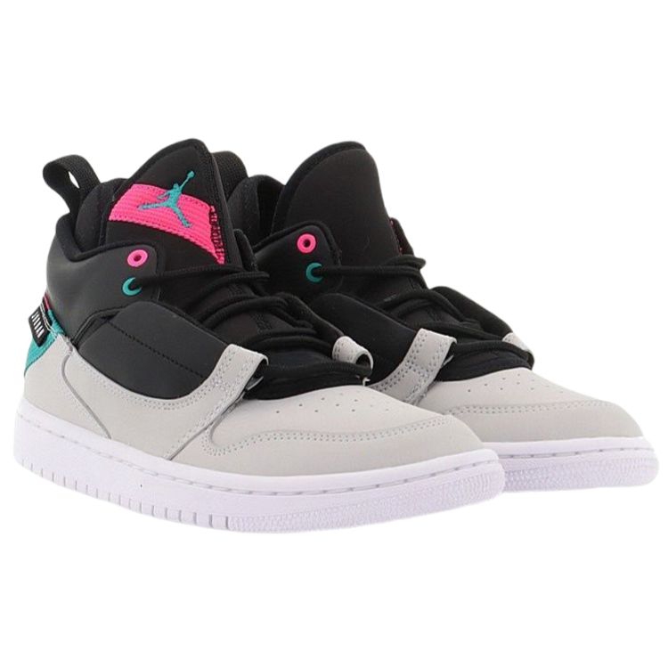 Jordan Fadeaway Mid Basketball Shoes Kids Sneakers Light-Gray AO1331-030