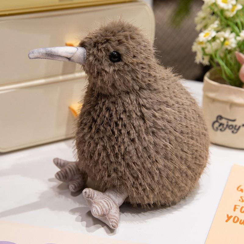 Creative Cute Long Beak Bird Plush Toy, Realistic Kiwi Bird Stuffed Animal, Ugly Cute Kiwi Doll, Gift for Kids Birthday