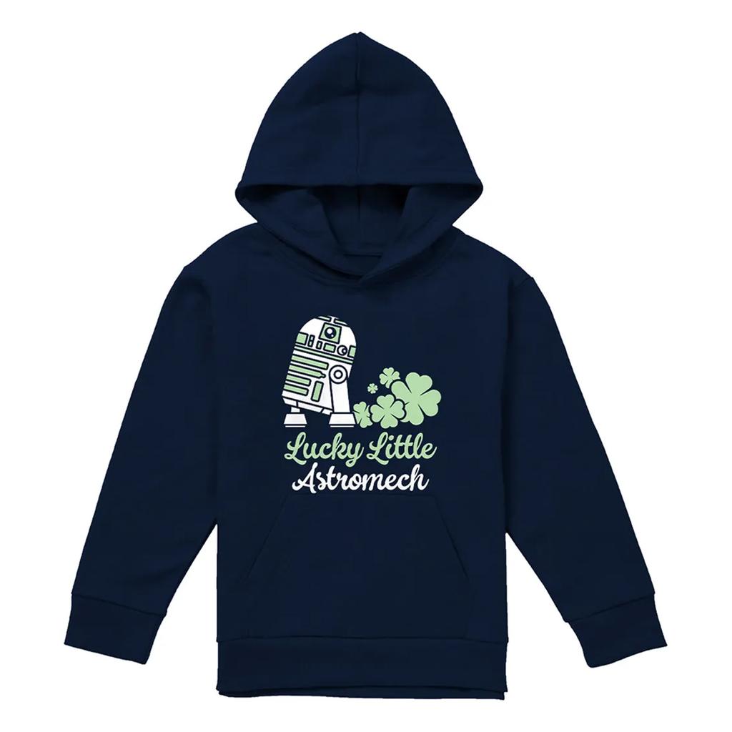 Star Wars Childrens/Kids Lucky Astromech St Patricks Day Hoodie