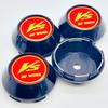 4pcs/lot 60mm 64mm 65mm 68mm 69mm Car emblem Wheel hub Center Cap For VS W work Badge covers sticker Decals Styling accessories
