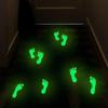 Pvc Footprint Sticker Halloween Glow-in-the-dark Footprint Sticker Set for Room Bedroom Decor Waterproof Pvc for Holiday