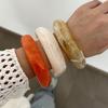 Acrylic Fashion Bracelet, Exaggerated Ins Wind Irregular Translucent Design Exaggerated Bracelet