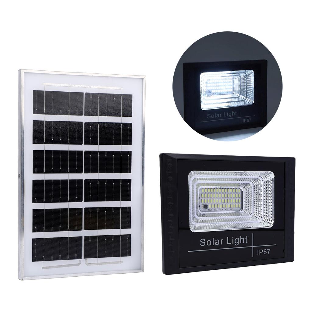 LED Solar Floodlight IP67 Water Proof Auto Dusk To Dawn Sensor Solar Security Light for Outdoor Yard Balcony Garage Garden