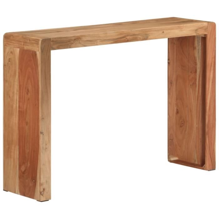VidaXL Table console 110x30x76 cm bois massif d'acacia 351650
