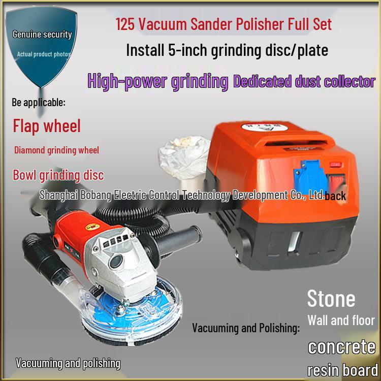 Bobang 125 Dust Collection Cover for 5-Inch Angle Grinder and Stone Polisher