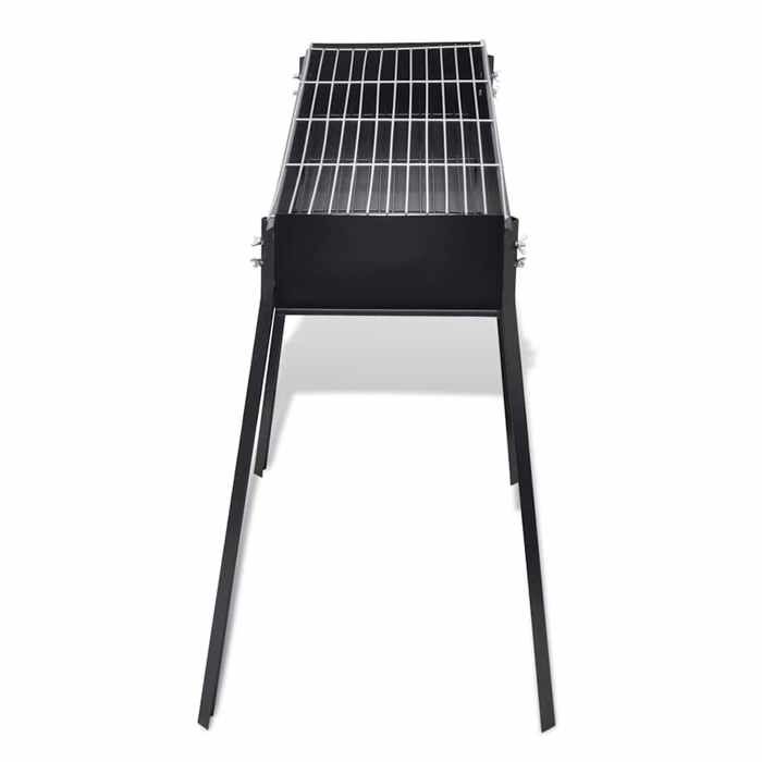 VidaXL Support de barbecue au charbon de bois Carré 75x28 cm