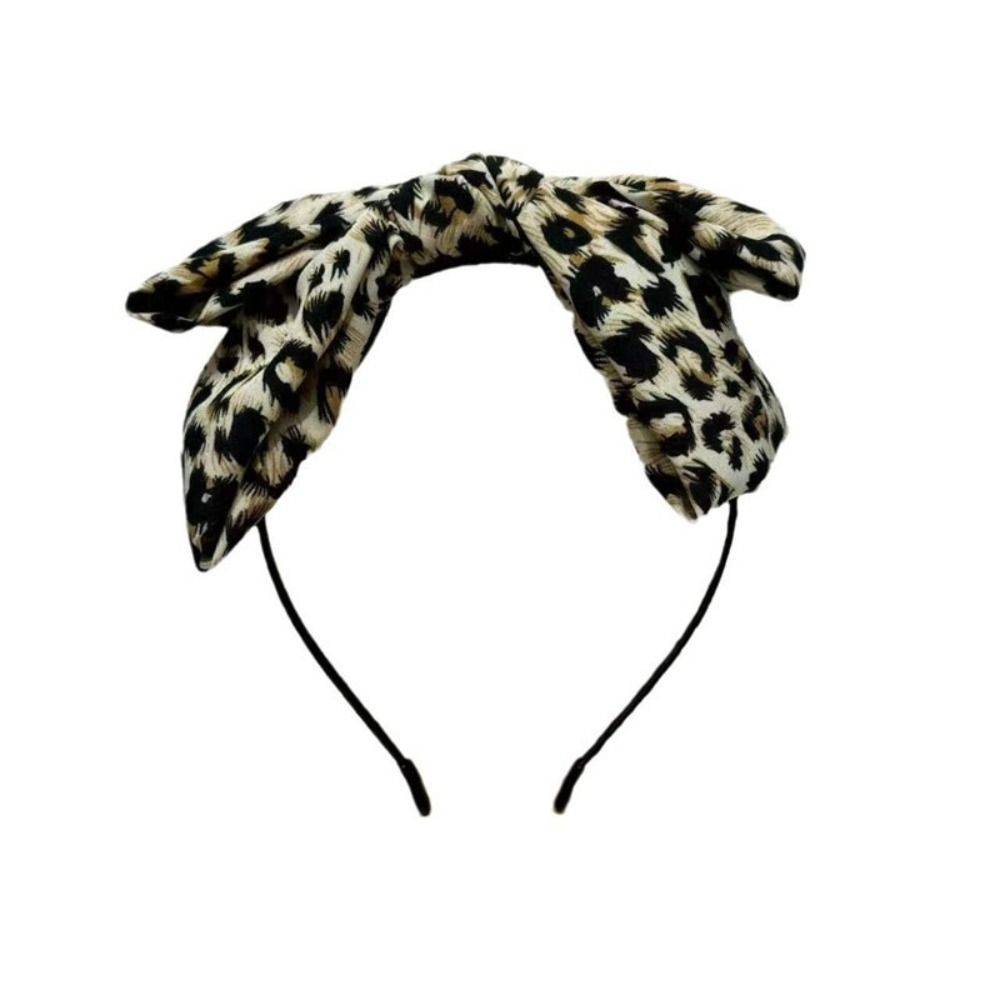 Cloth Bow Headband Bowknot Hair Clip Decoration Sweet Women Headband  Women
