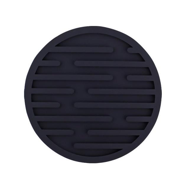 

Round Heat Resistant Tea Drink Mug Glass Beverage Holder Pad Home Decor Table Mat Coaster Rubber Coffee Cup Mat Silicone Coaster S&Round