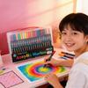 24-120 Colors Dual Tip Acrylic Marker Pens Set Brush Paint Markers for Rock Painting, Canvas, Wood Ceramic Art Supplies for Kids