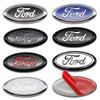 Autoaufkleber Ford Neu 2025 Heiß 1 Stück 17,5 cm Auto Front Heck Emblem Abzeichen Kofferraum Haube Aufkleber Für Ford Edge Escape Fiesta Transi