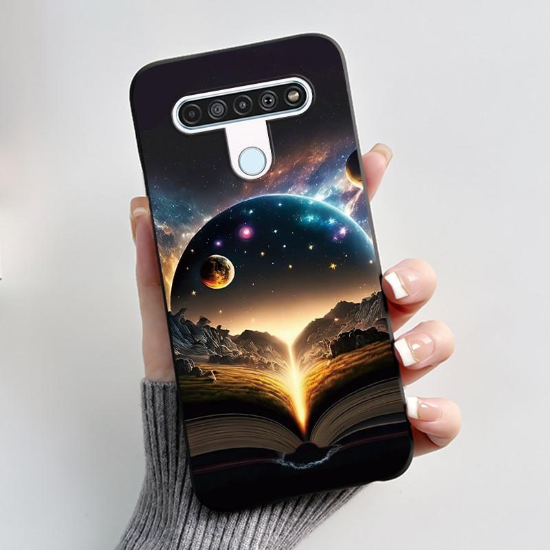 Luxury Cute Cool Boys Girls Case For LG K61 Q61 Q70 Phone Case Black Matte Soft Silicone Back Cover Protective TPU Bumper Shell