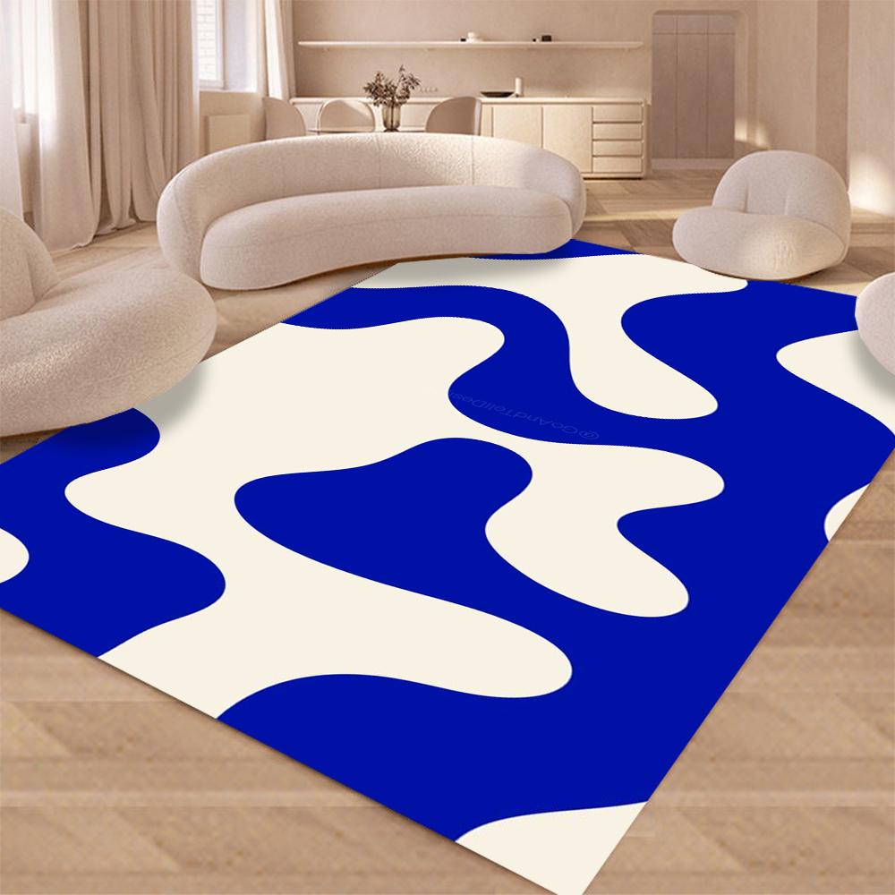 Retro Abstract Colored Carpet with Irregular
