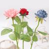 Green Artificial Flower Sighting Rod Vase Decor Stem Iron Wire Plant Wall For DIY Mother's Day Craft Supplies Rose Stick Pole