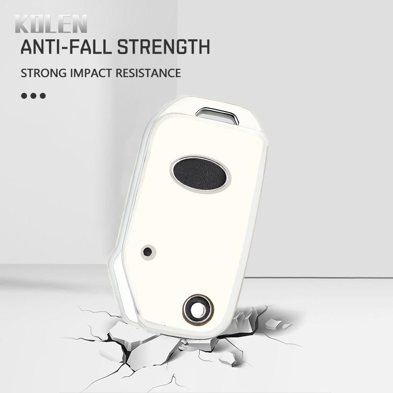 Tpu Car Flip Key Case Cover Shell Fob For Kia Sportage R Gt Stinger Gt Sorento Ceed Cd Cerato Forte   Accessories Holder