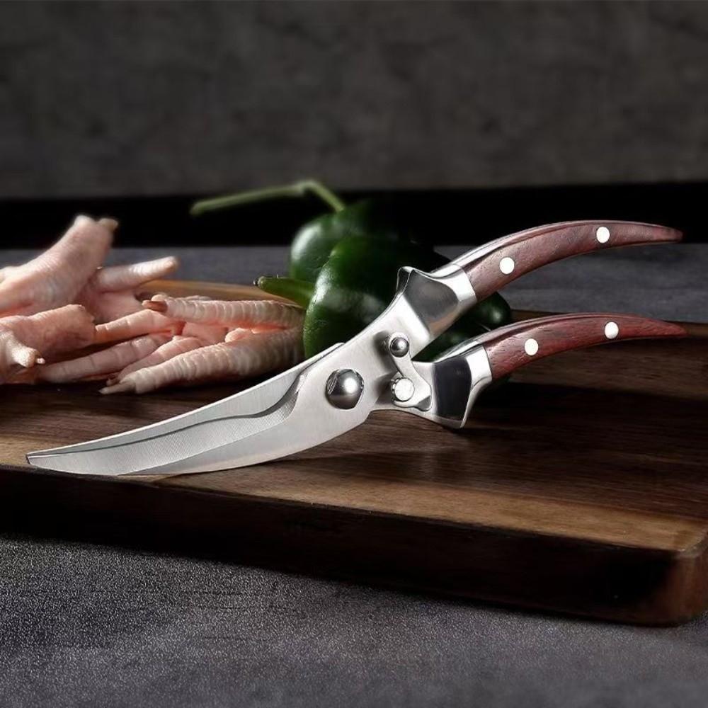 Ergonomic Chicken Bone Scissors Sharp Food Shears Household Tools Kitchen Scissors Outdoor Camping
