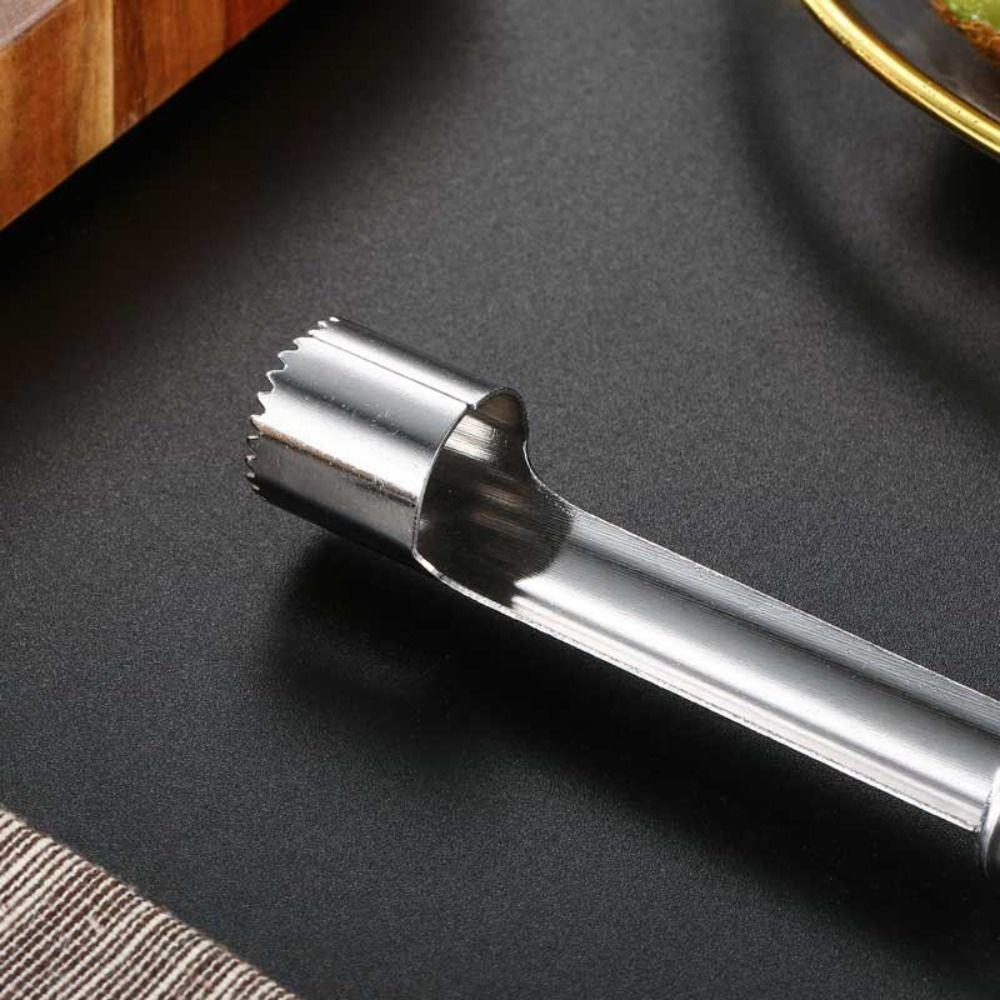 Stainless Steel Core Remover Kitchen Tool Mini Cookware Fruit Corer Silver Easy To Use Pear Corer Home