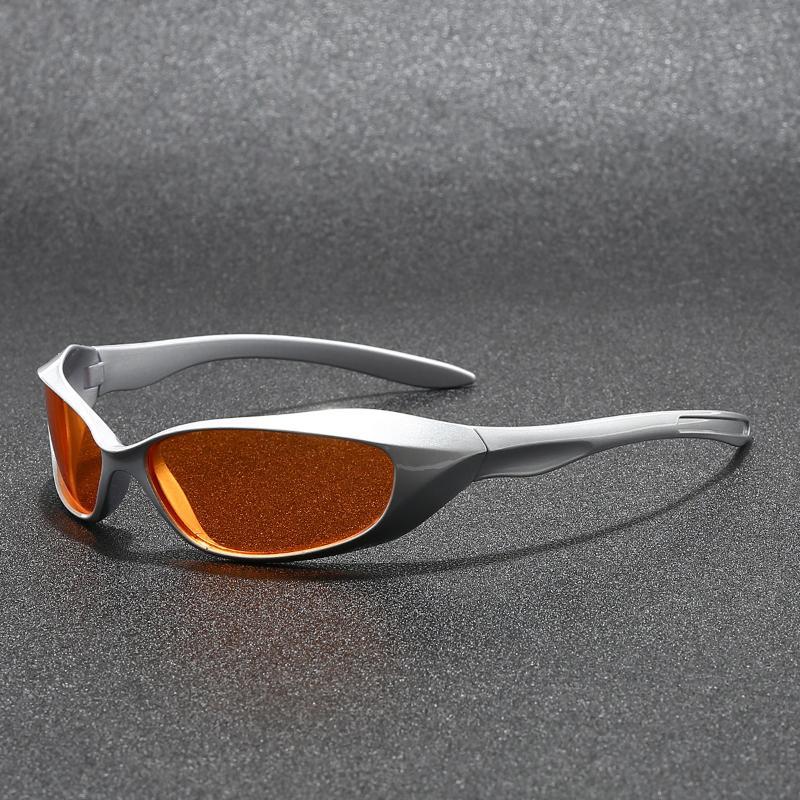 Ochelari de soare noi Y2K pentru bărbați și femei Ochelari sport pentru ciclism Ochelari trendy pentru fotografie de stradă femei Ochelari de soare la modă bărbați