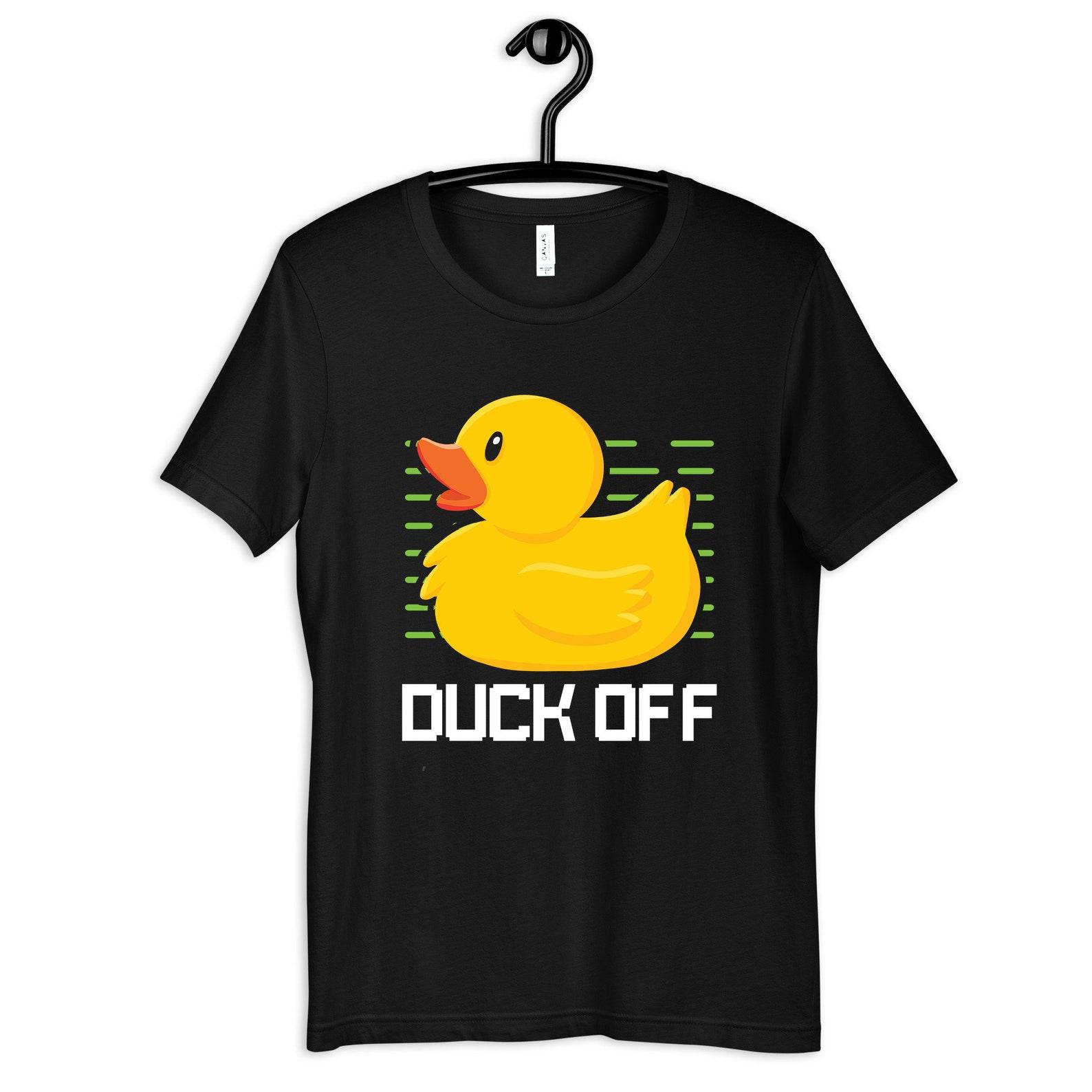 Duck Off T-Shirt, Funny Duck Tee, Ducks T-shirt, Kids Tee, T-shirt, Tank Top, Womens Shirt L