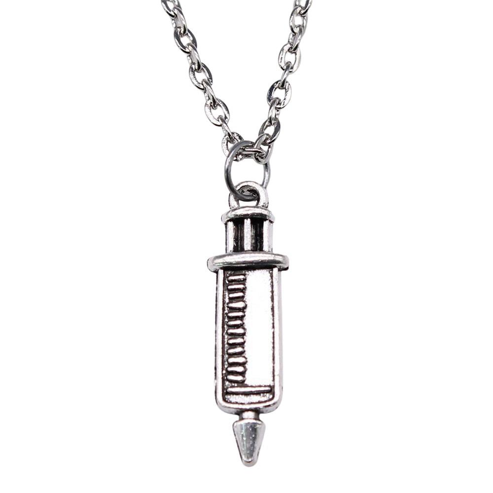 Hair Dryer Charm Necklace Hairstylist Hairdresser Pendant Salon Stylist Gift Jewelry 43cm Chain