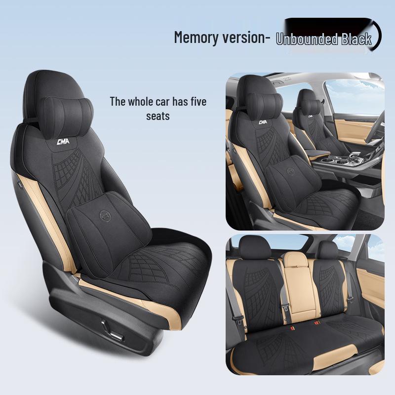 New Model Boyue L Car Seat Cushion, Semi-Enclosed Saddle Pad, Four Seasons, for Five-Seat Cars