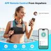 Fingerprint Door Lock, Smart Door knob, Biometric Door Lock, Bedroom Door knob with Code and App, Keypad Keyless Entry with Handle for Home Hotel
