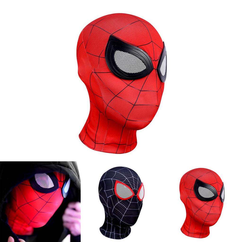 Marvel Spider-man Head Mask Adult Cosplay Costume Accessory Lightweight Comfortable