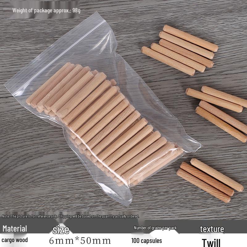 Straight & Oblique Grain Wood Dowels, Plugs, Tenons, Wedges, and Board Connectors for Furniture & Cabinets