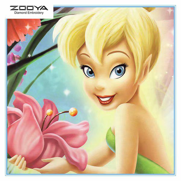 

ЗООЯ DIY 5D Полный дрель Алмазная картина Мультфильм Вышивка Крестом Мозаика Домашний Декор Подарок