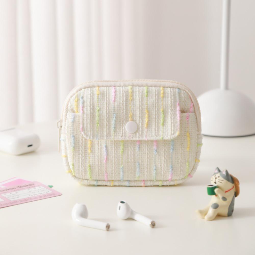 Portable Storage Bag Chic Lipstick Make Up Bag Mini Cosmetic Bag Elegant Cosmetic Coin Purse For Coin Storage Lipstick Organizer