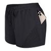 Hidden Zipper Pockets Loose Lounge Shorts with Breathable Holes Women Running Elastic Waist Drawstring Yoga Shorts Female Clothing