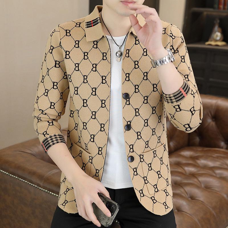 2024 Men's Trendy Autumn Knitted Cardigan Sweater - Stylish & Handsome