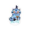 Blue Cat Transparent Double-Sided Acrylic Desktop Ornament