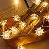 1.5m/3m Lotus Flower LED Light String Wedding Fairy Lights Garland for Christmas Holiday Party Garden Decoration Lights