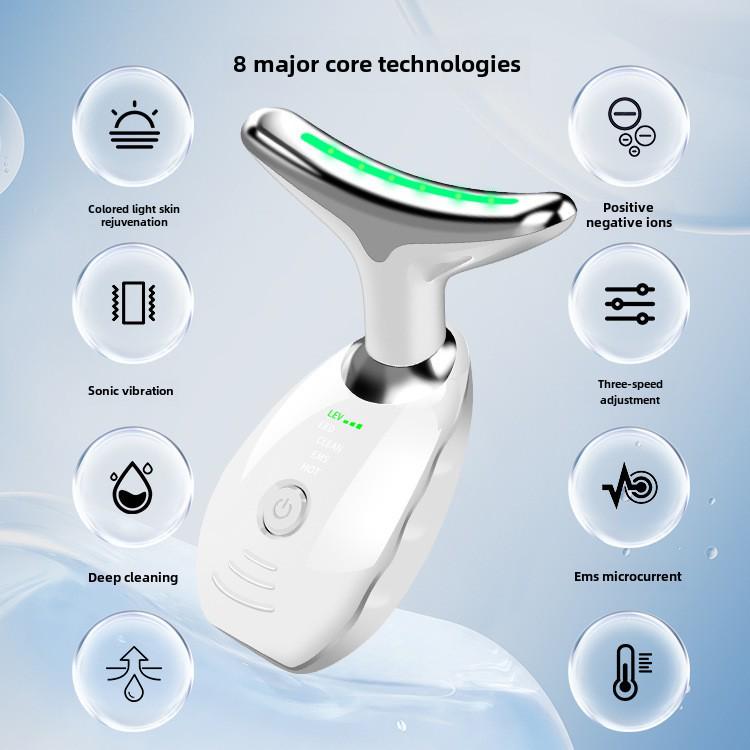 Neck Beauty Massager: Wrinkle Reduction, Lifting, Firming, Nasolabial Fold Removal, and Neck Care Instrument
