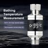 Water Temperature Tester Monitor Multifunctional Led Digital Display Shower Water Thermometer Bathroom Abs 5-85 High-Precision