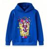 Kids Boys Girls Hoodie Sweatshirt The Amazing Digital Circus Print Casual Long Sleeve Pullover Tops For 3-12 Years Old Children