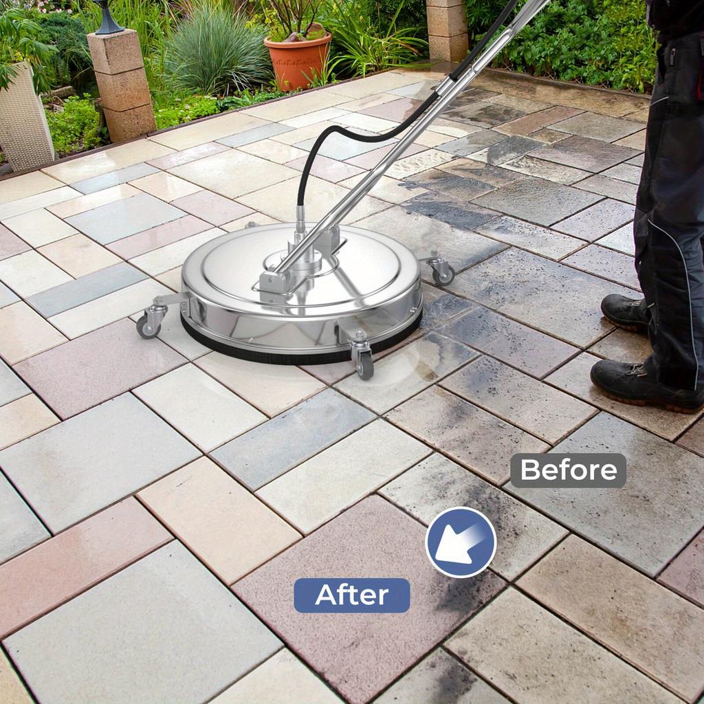 20" Pressure Washer Surface Cleaner Stainless Steel Power Cleaner Attachment