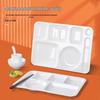 Qianshen Commercial Melamine 6-Compartment Dining Tray Set