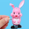 Plastic Clockwork  Rabbit Bunny Cartoon Jumping Walking Toy For Children Gifts With Random Color